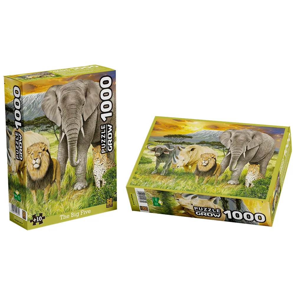 Quebra-Cabeça The Big Five 1000 Peças - Oncube: os melhores cubos