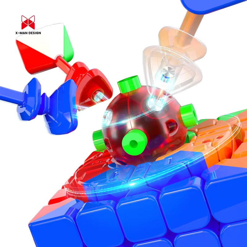 Cubo Mágico 5x5x5 Qiyi XMD Hong M UV - Magnético - Oncube: os