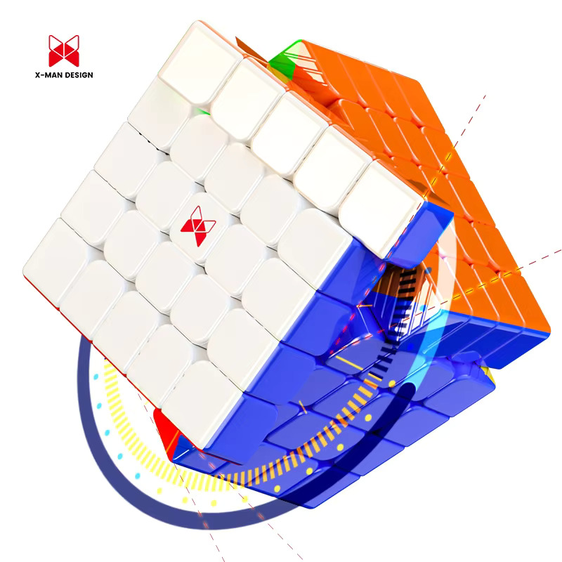 Cubo Mágico 5x5x5 Qiyi XMD Hong M UV - Magnético - Oncube: os