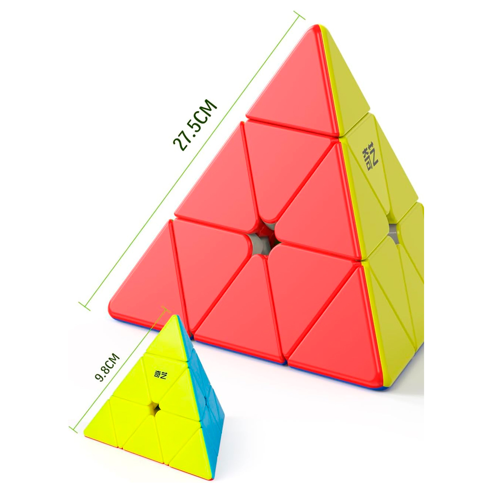 Cubo Mágico Pyraminx Qiyi Qiming Plus 27,5 cm - Oncube: os