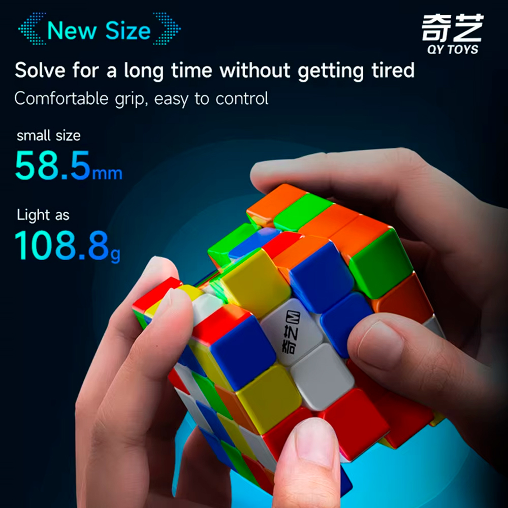 Cubo Mágico 4x4x4 Qiyi M PRO Magnético - Oncube: os melhores cubos