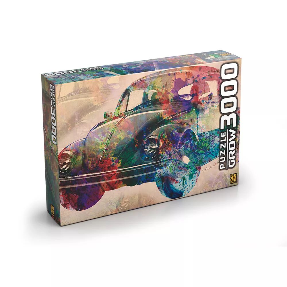 Quebra-Cabeça Vintage Car 3000 Peças - Oncube: os melhores cubos