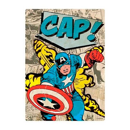 Quebra Cabeça Marvel Comics - Capitão América 500 peças nano