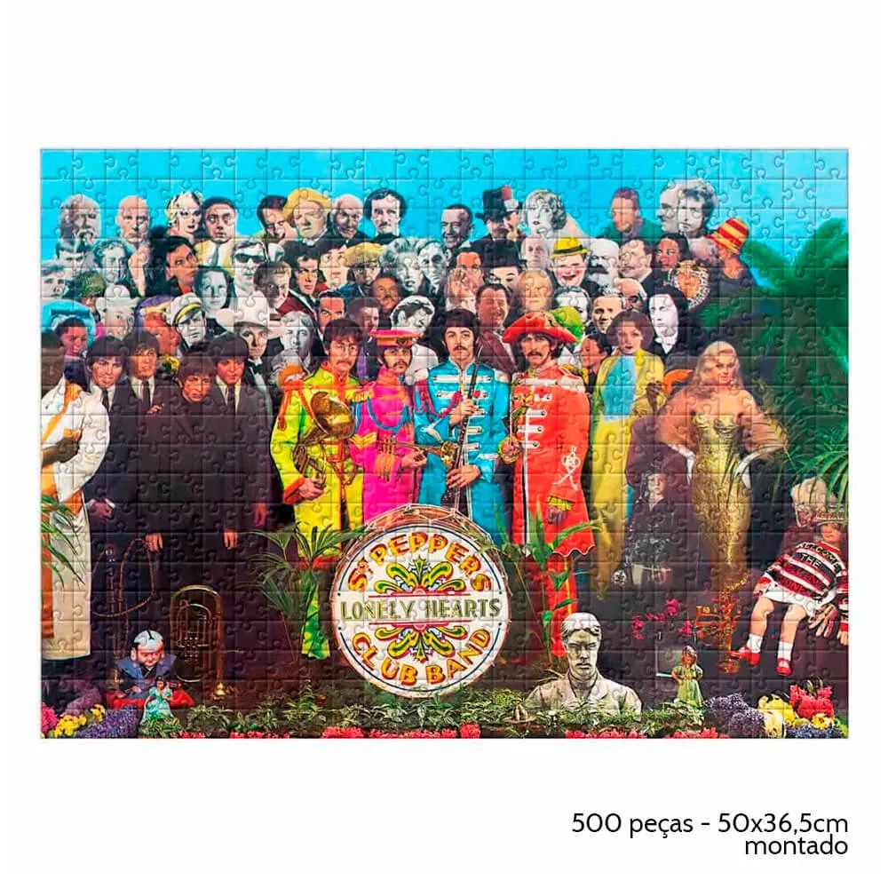 Quebra-Cabeças The Beatles 500 peças - Oncube: os melhores cubos