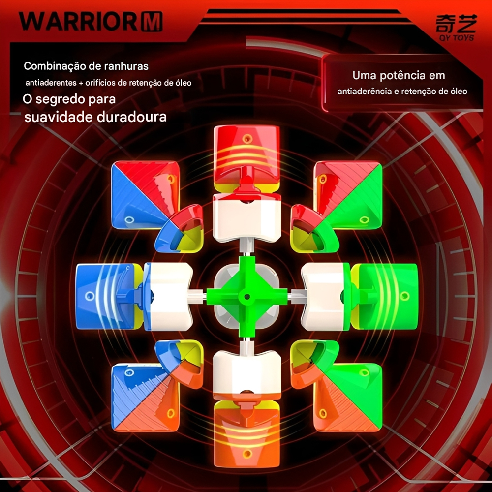 Cubo Mágico 3x3x3 Qiyi Warrior M - Magnético - Oncube: os melhores