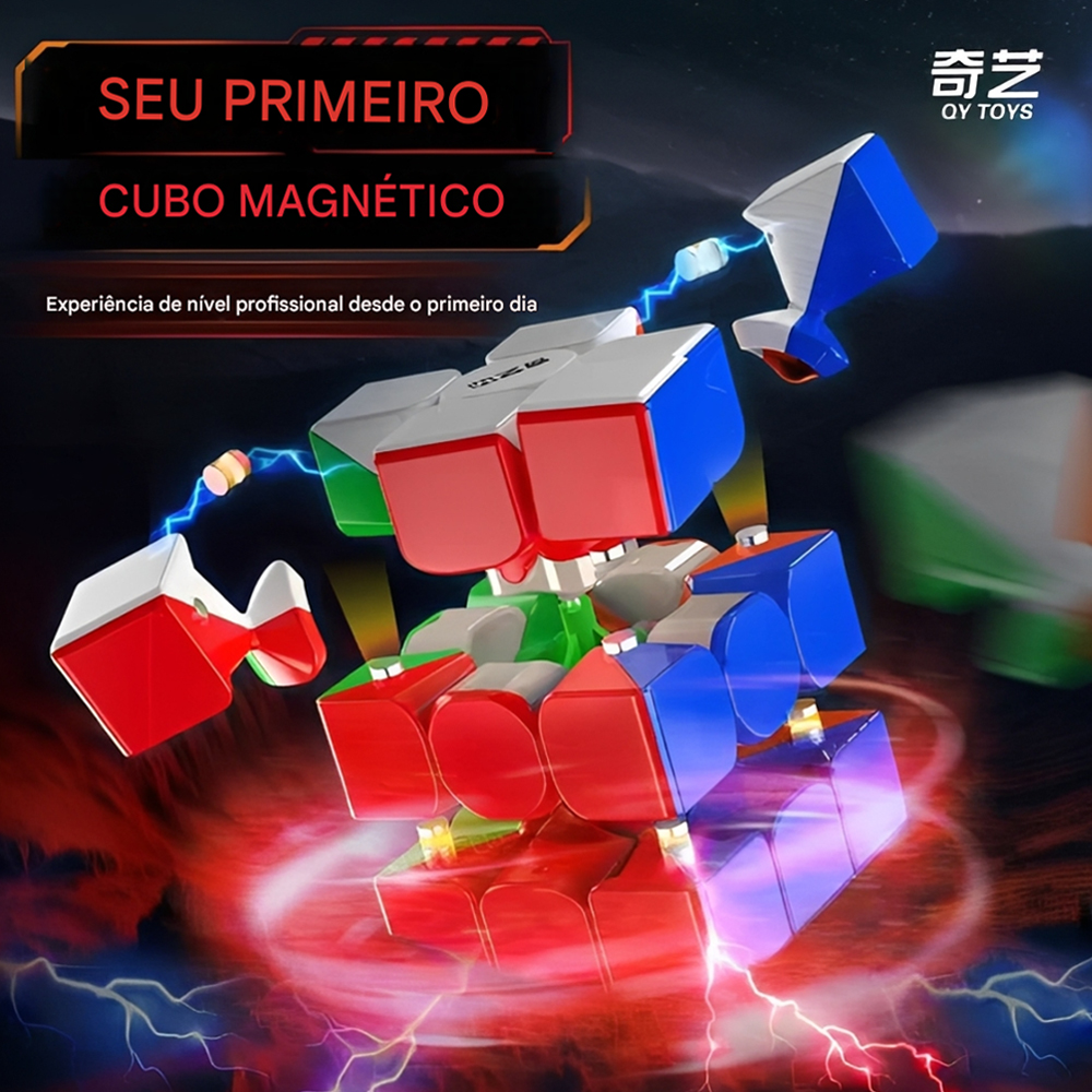 Cubo Mágico 3x3x3 Qiyi Warrior M - Magnético - Oncube: os melhores
