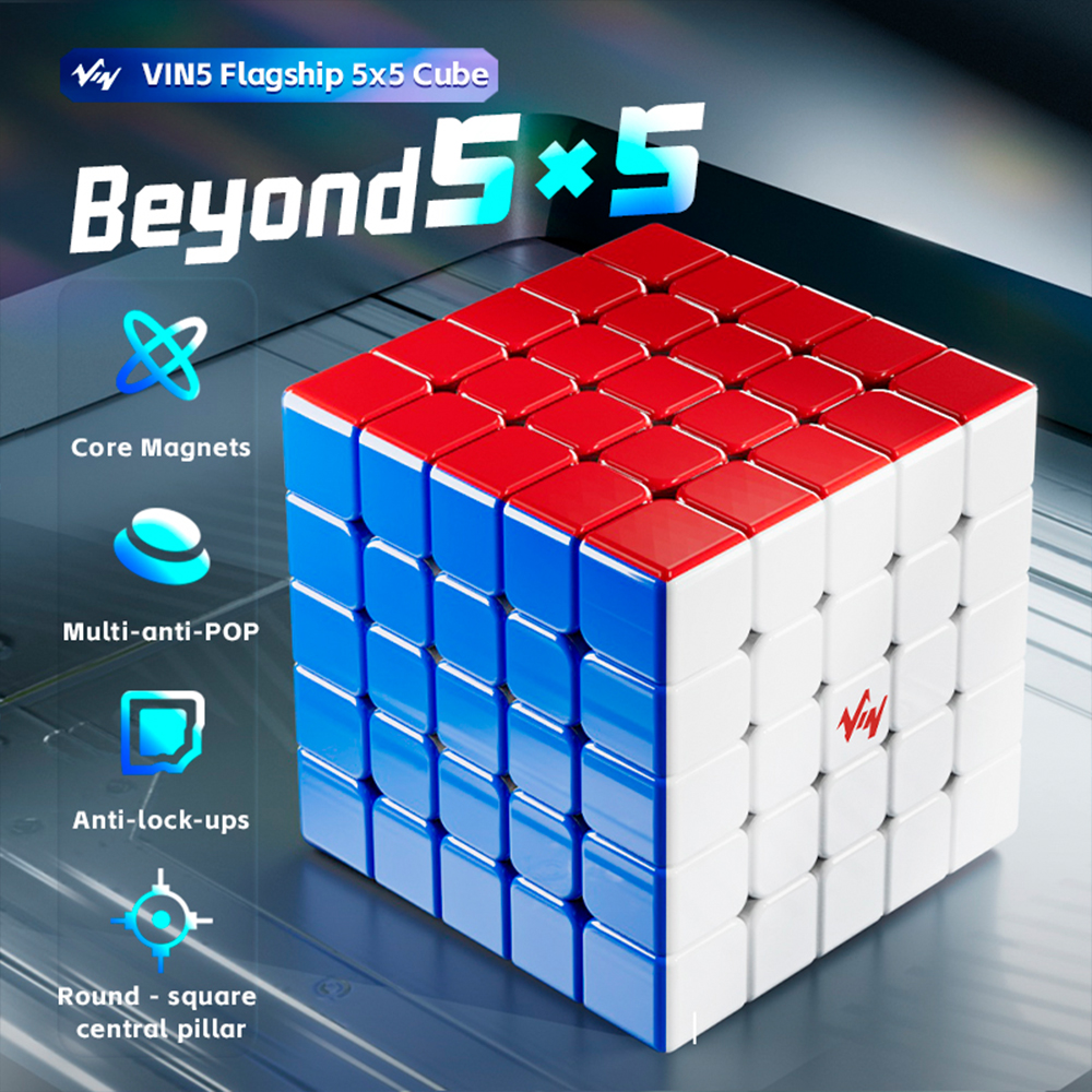 Cubo Mágico 5x5x5 Vin Cube Ball Core UV - Oncube: os melhores