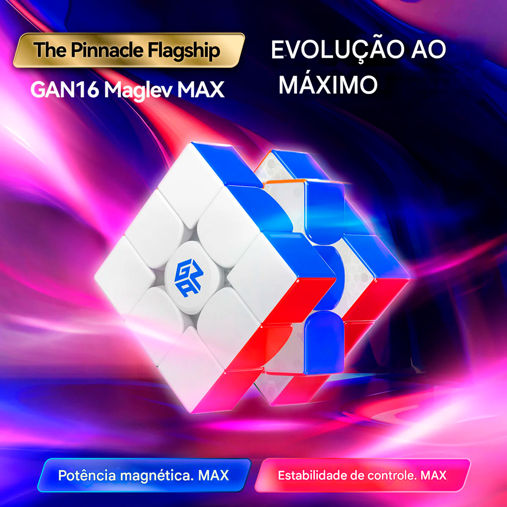 GAN16 Maglev Max UV 3x3x3キューブ Cubo Mágico 3x3x3 GAN 16 Maglev Max UV - Magnético - Oncube: os