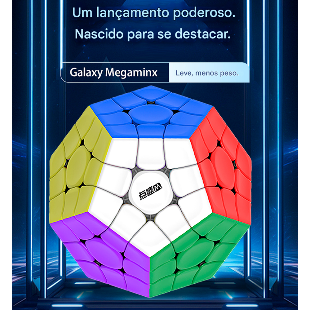 Cubo Mágico Megaminx Diansheng Galaxy M - Magnético - Oncube: os