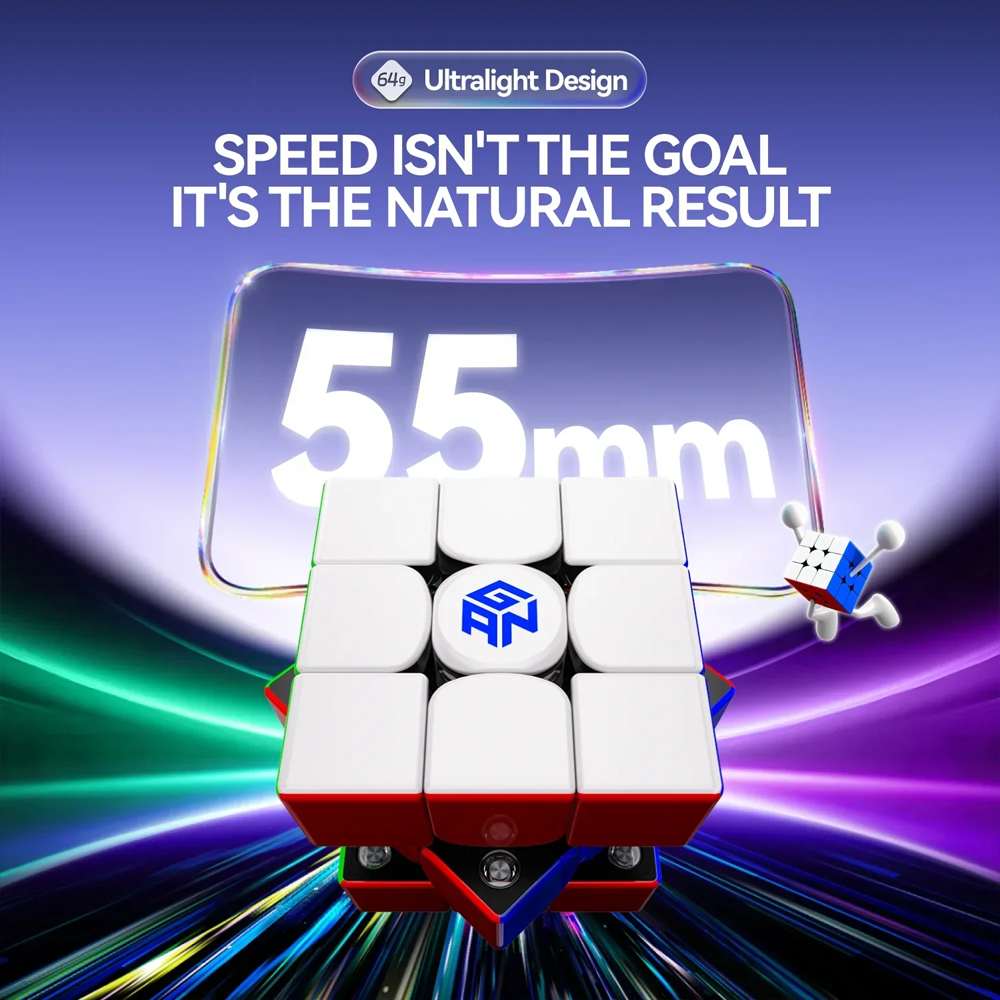 Cubo Mágico 3x3x3 GAN V100 Maglev UV - Oncube: os melhores cubos
