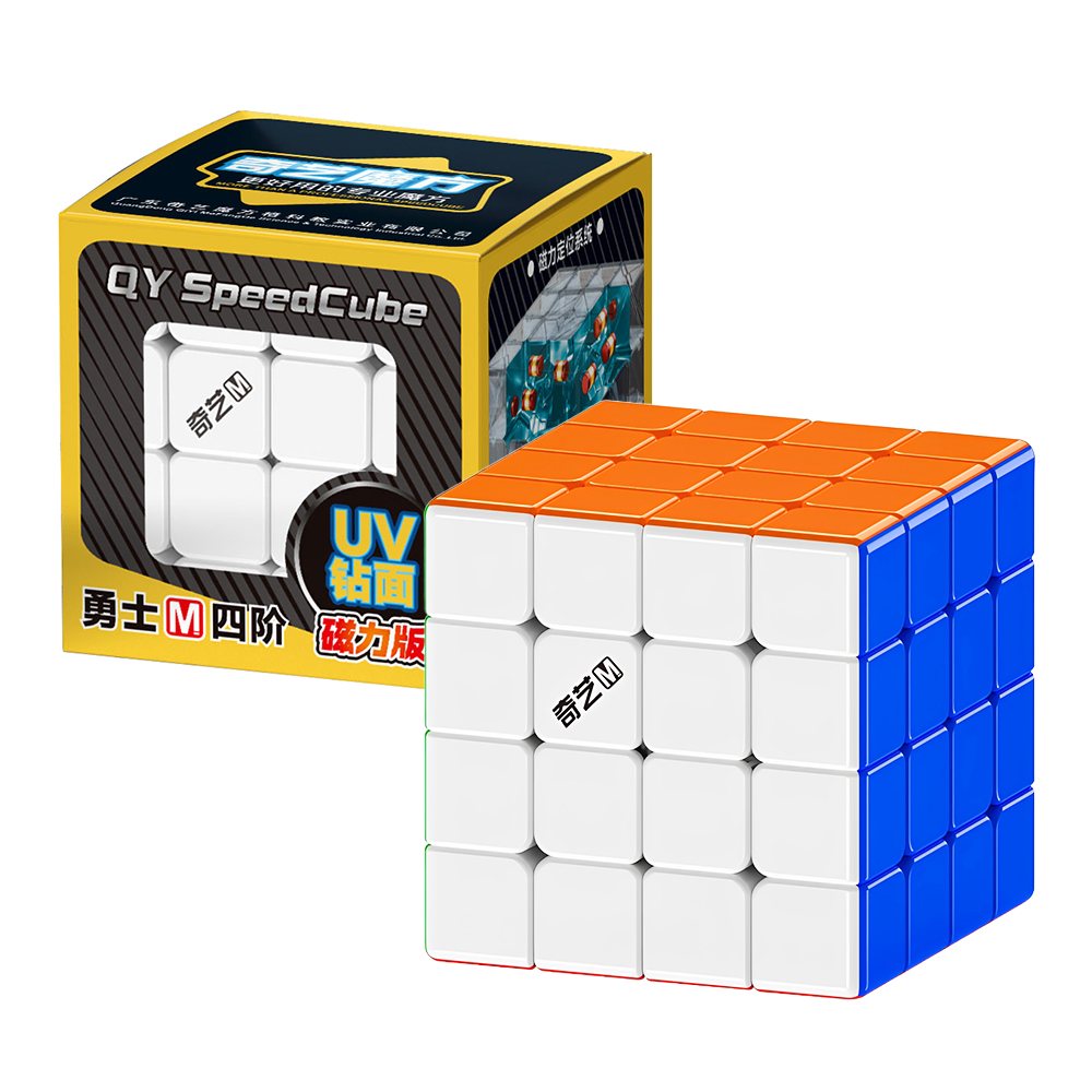 Cubo Mágico 4x4x4 Qiyi Warrior M UV Magnético - Oncube: os