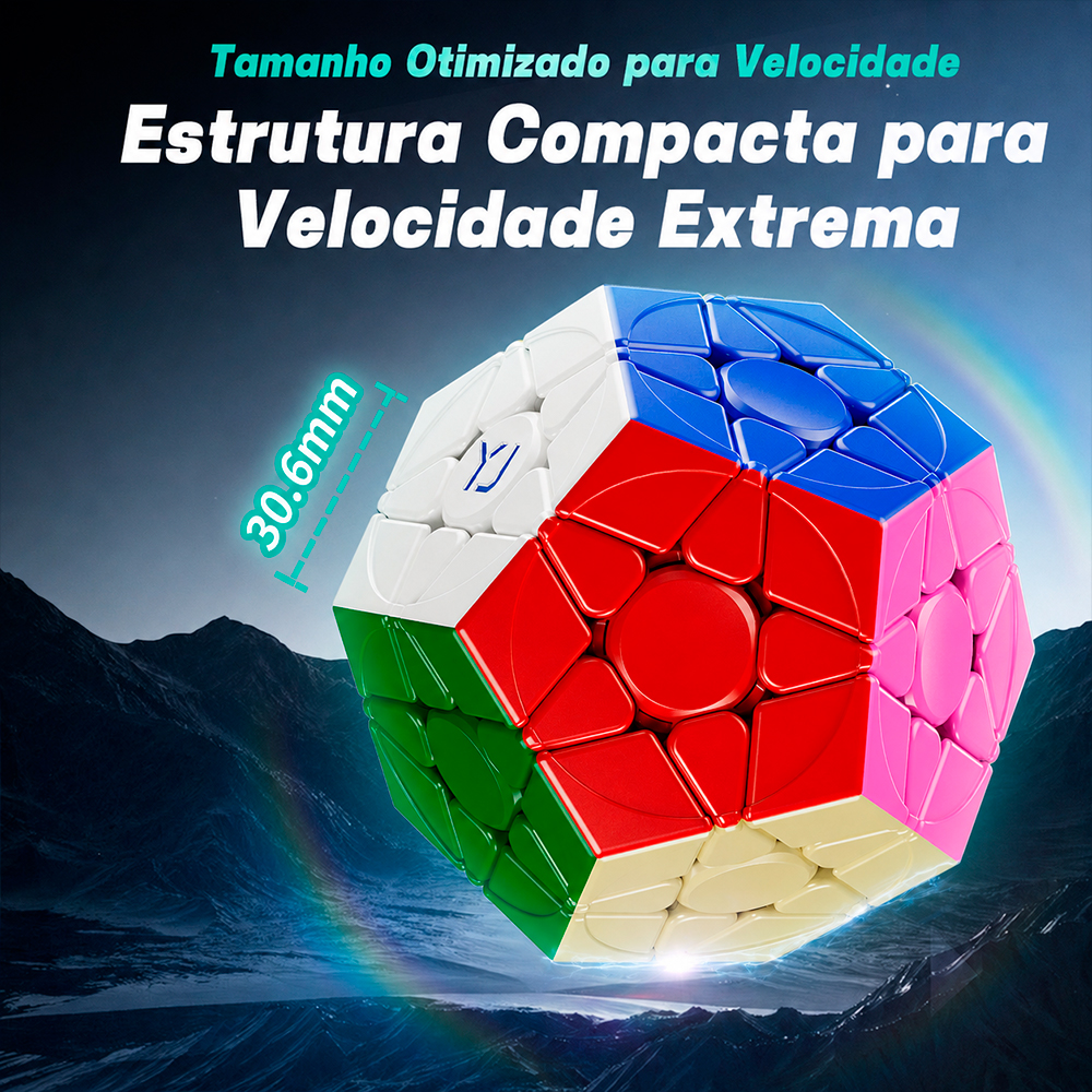 Cubo Mágico Megaminx YJ Yuhu V3 M Magnético - Oncube: os melhores