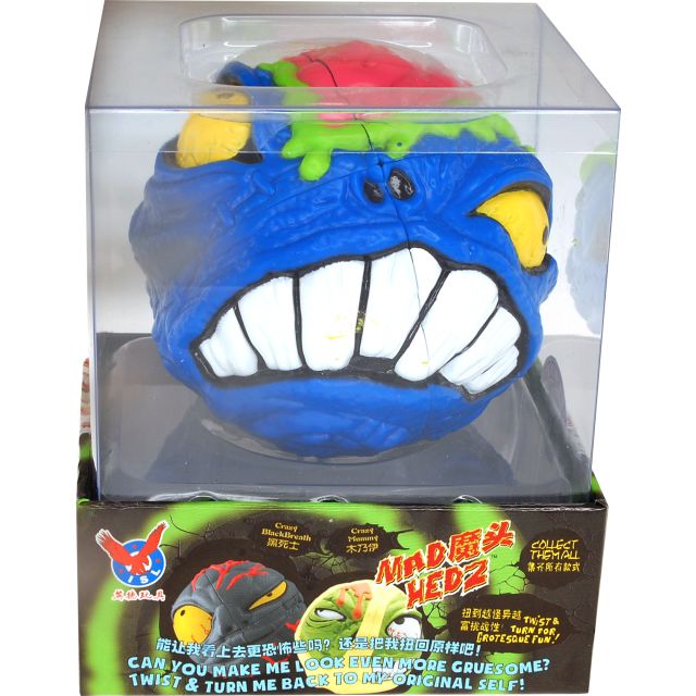 Cubo Mágico 2x2x2 Mad Hedz - Crazy Breath (Azul) - Oncube: os