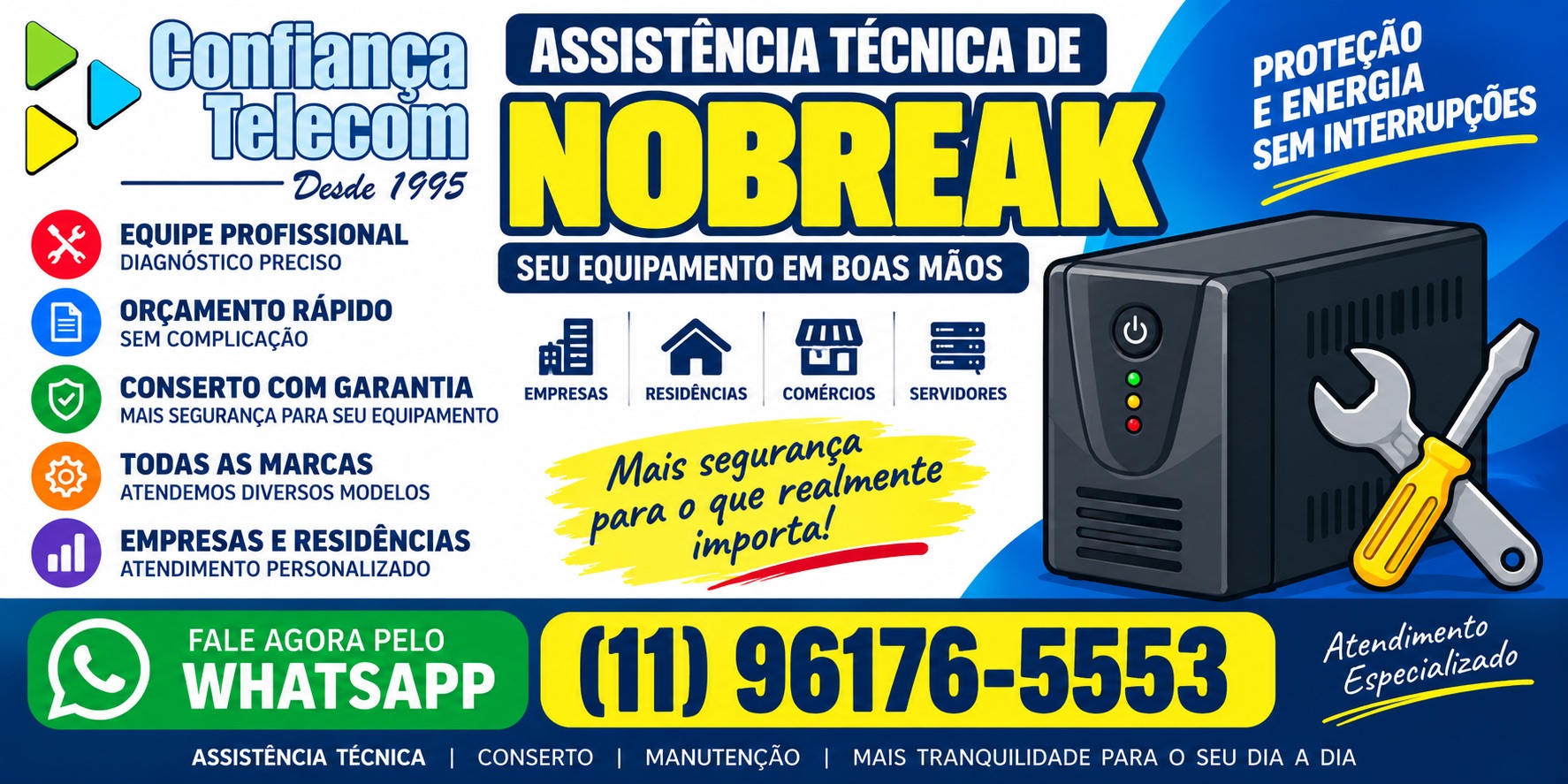Assistência Técnica de Nobreak
