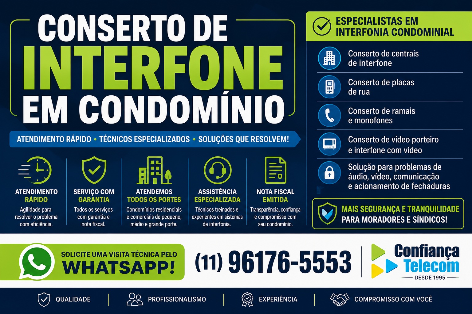Conserto de Interfone em Condomínio