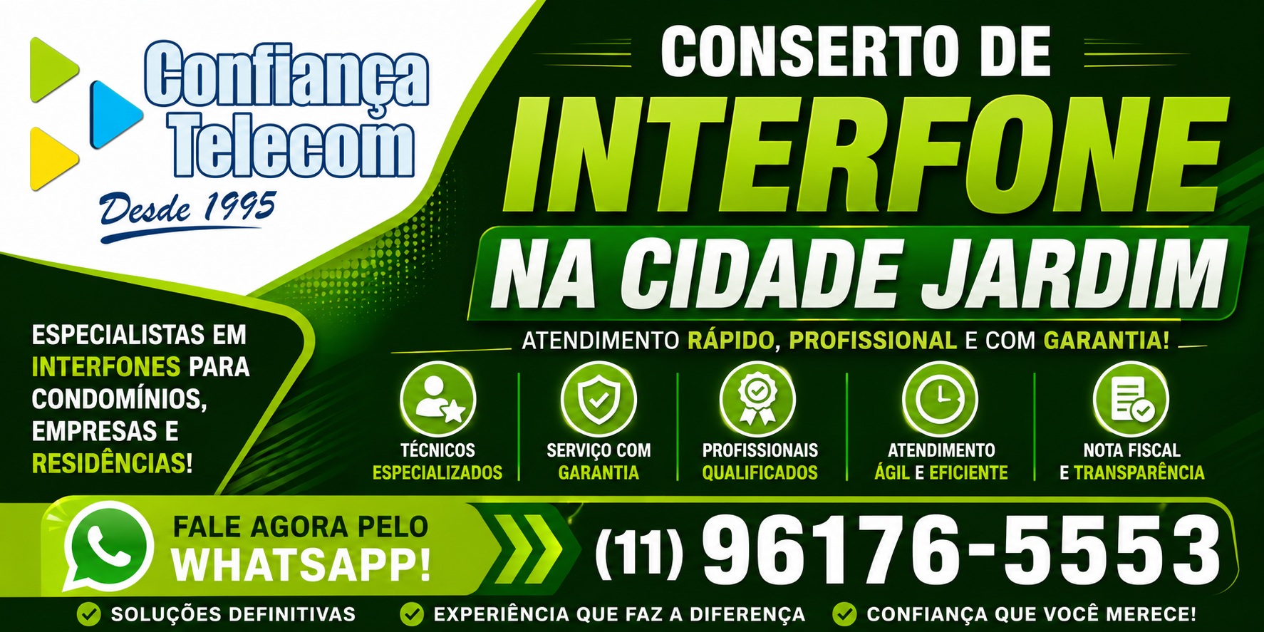 Conserto de Interfone na Cidade Jardim