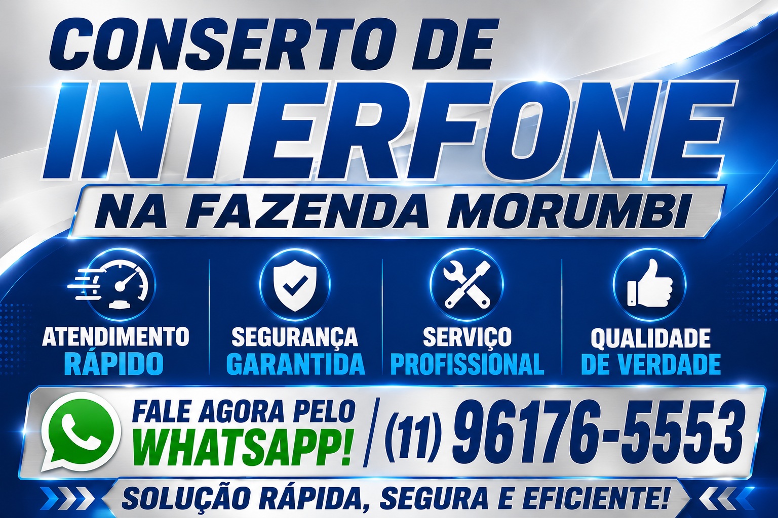 Conserto de Interfone na Fazenda Morumbi