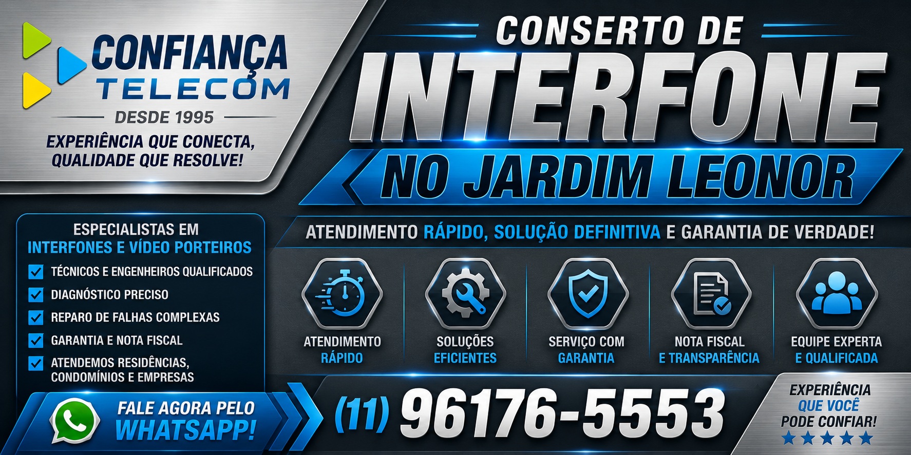 Conserto de Interfone no Jardim Leonor