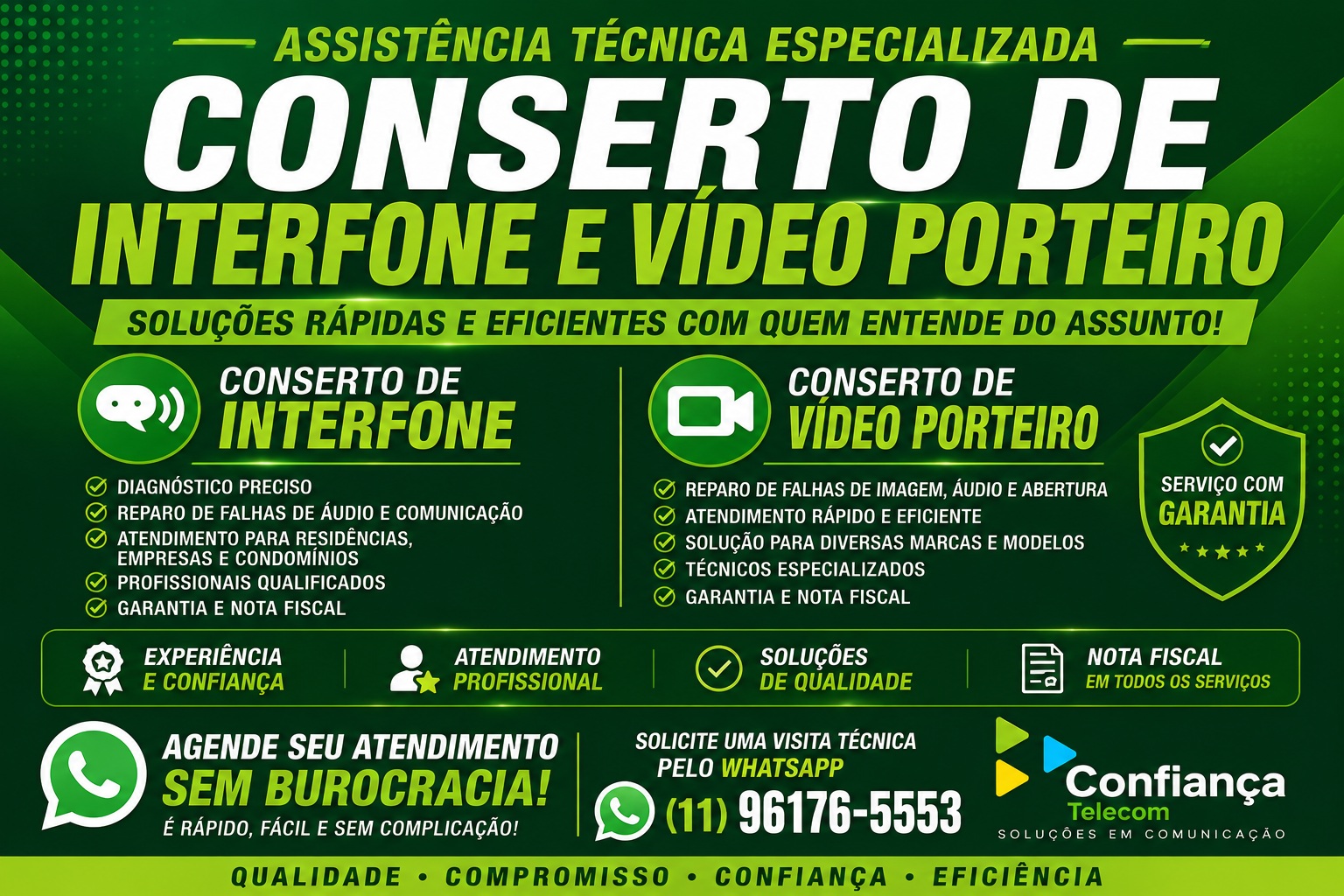 Conserto de Interfone e Vídeo Porteiro