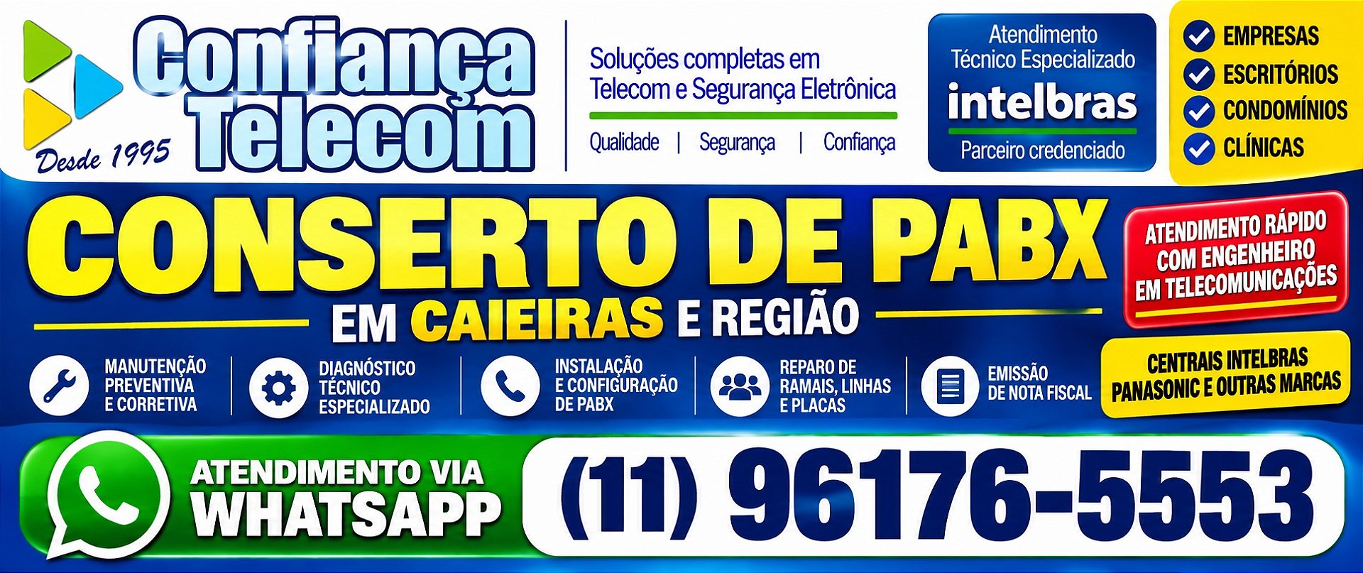 Conserto de PABX em Caieiras