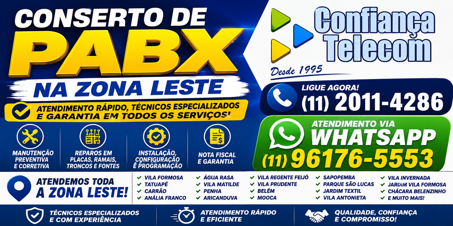Conserto de PABX