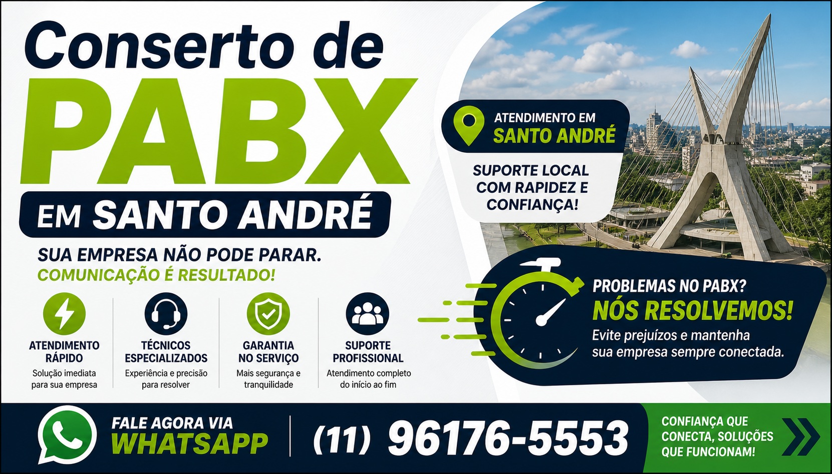 Conserto de PABX em Santo André