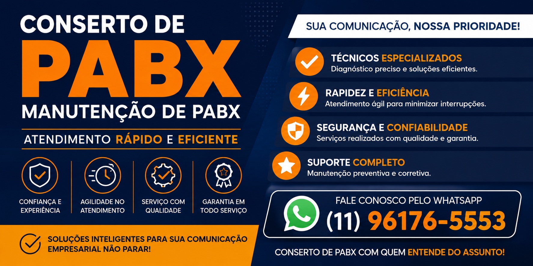 Conserto de PABX no Taboão da Serra