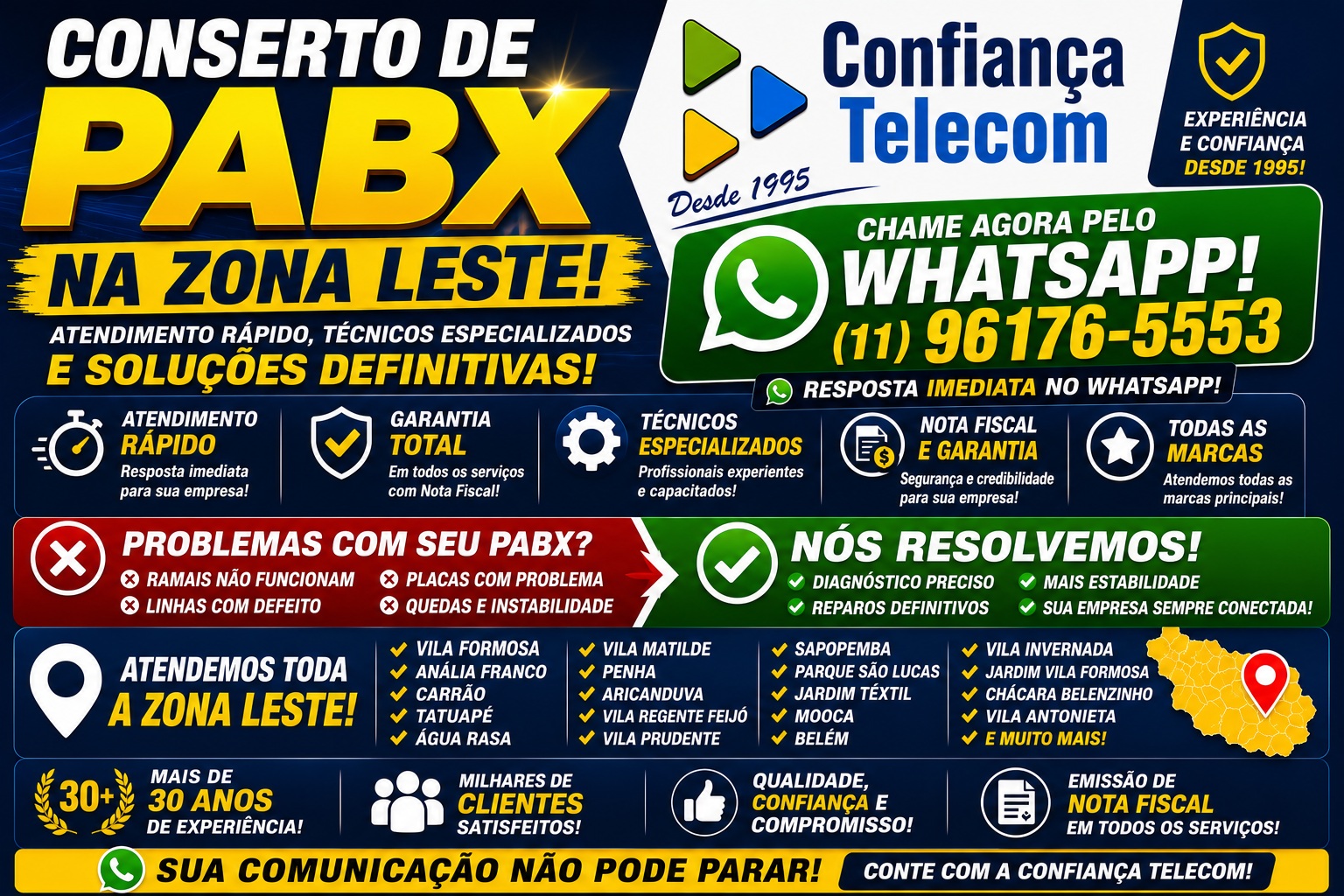 Conserto de PABX