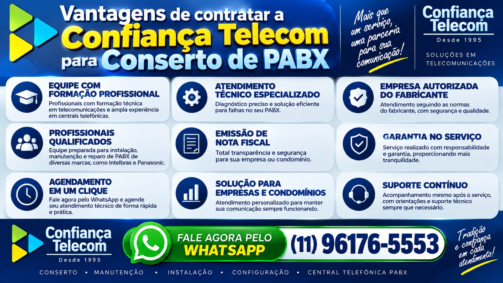 Conserto de PABX