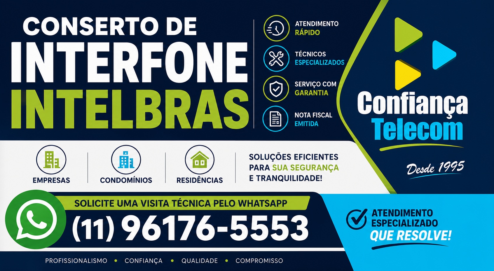 Conserto de Interfone Intelbras