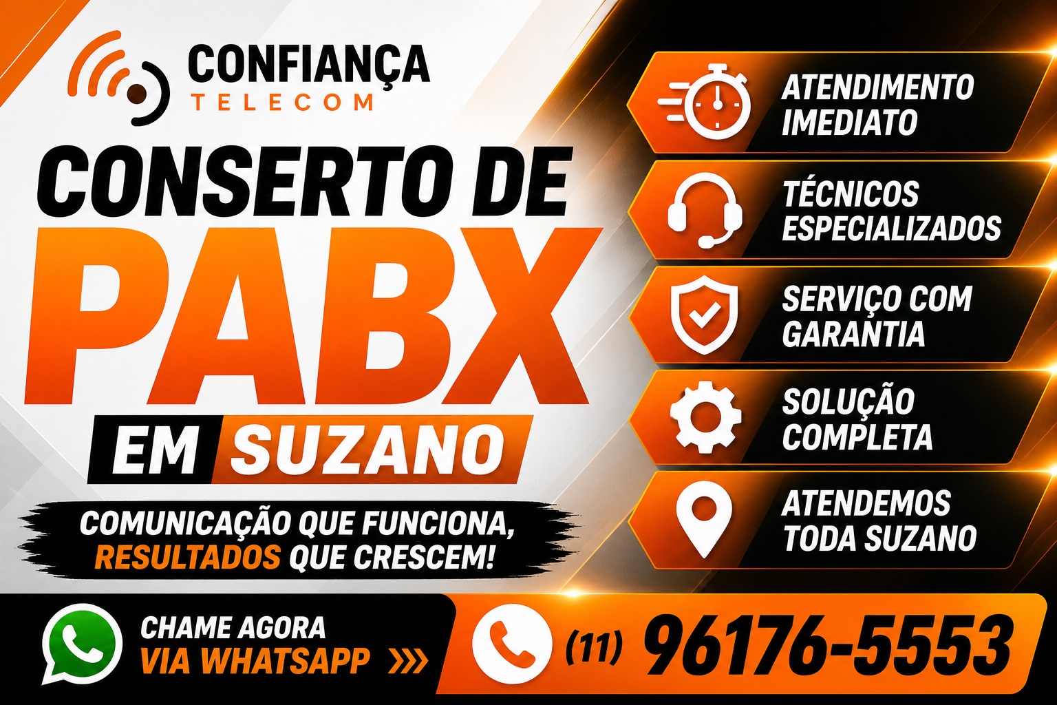 Conserto de PABX em Suzano
