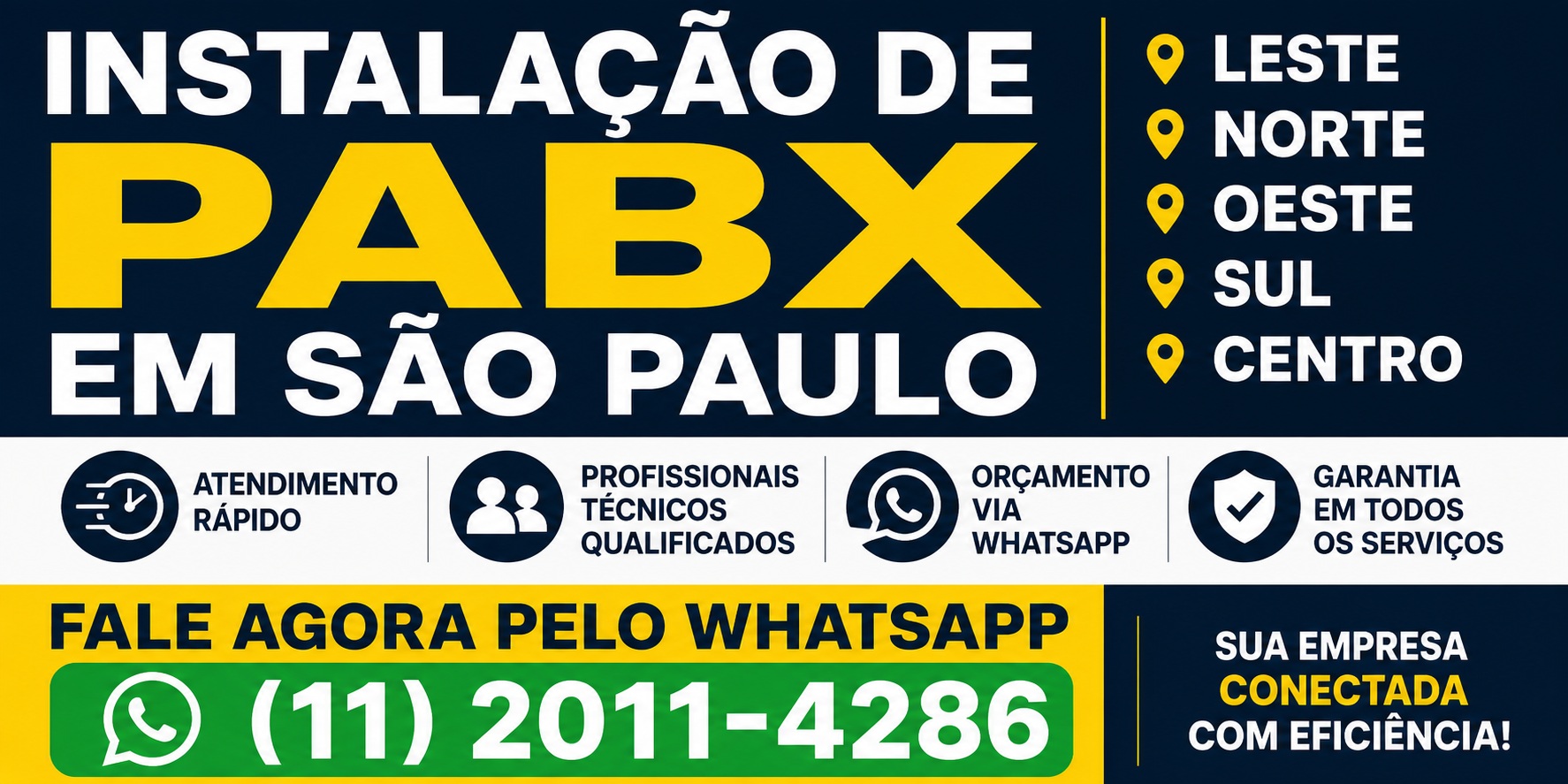 Instalação de PABX perto de mim