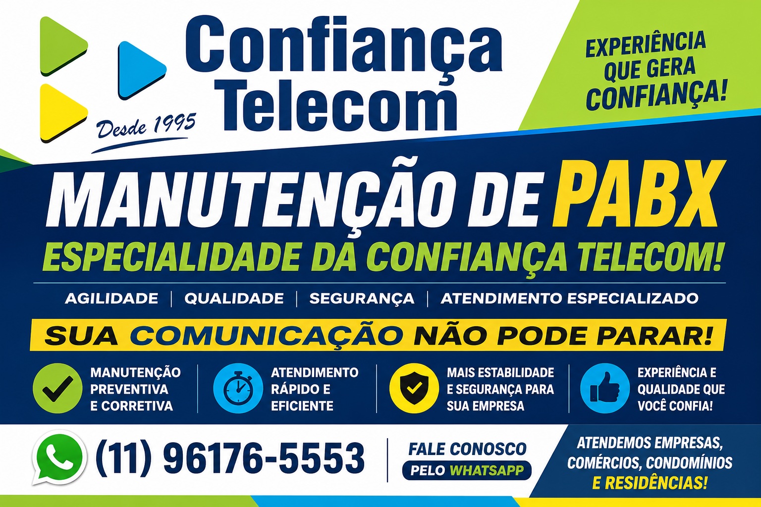Manutenção de PABX