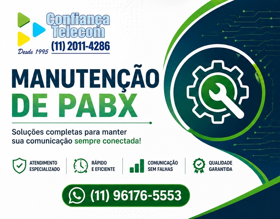 Manutenção de PABX