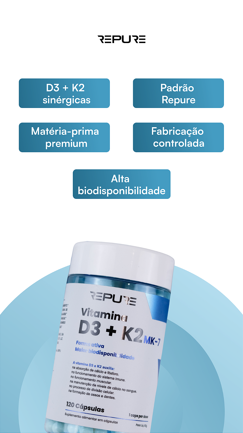 Benefícios Vitamina D3 + K2 - Parte 1