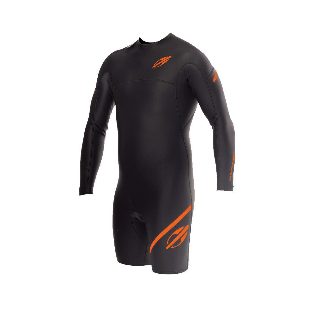 Short John Mormaii Manga Longa 1mm Masculino Flexxxa Pro Uv-Suit