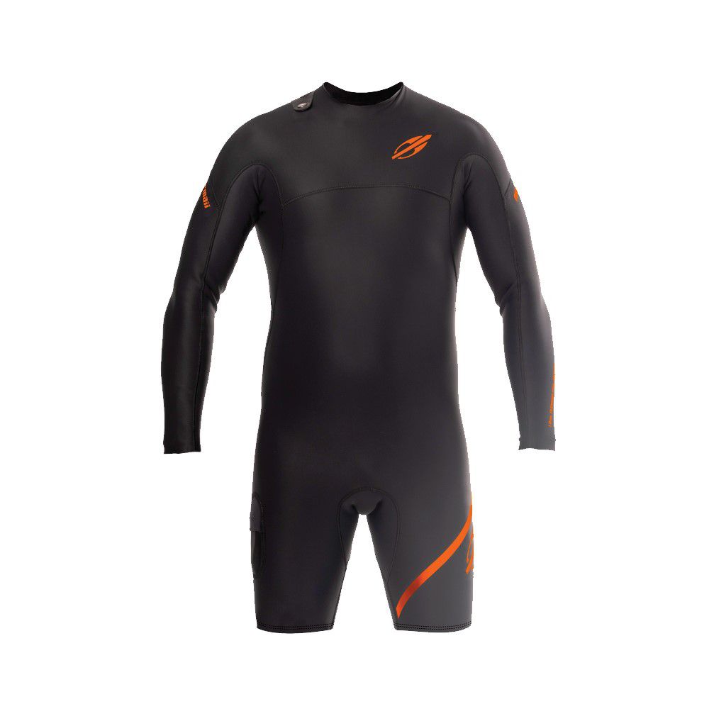 Short John Mormaii Manga Longa 1mm Masculino Flexxxa Pro Uv-Suit