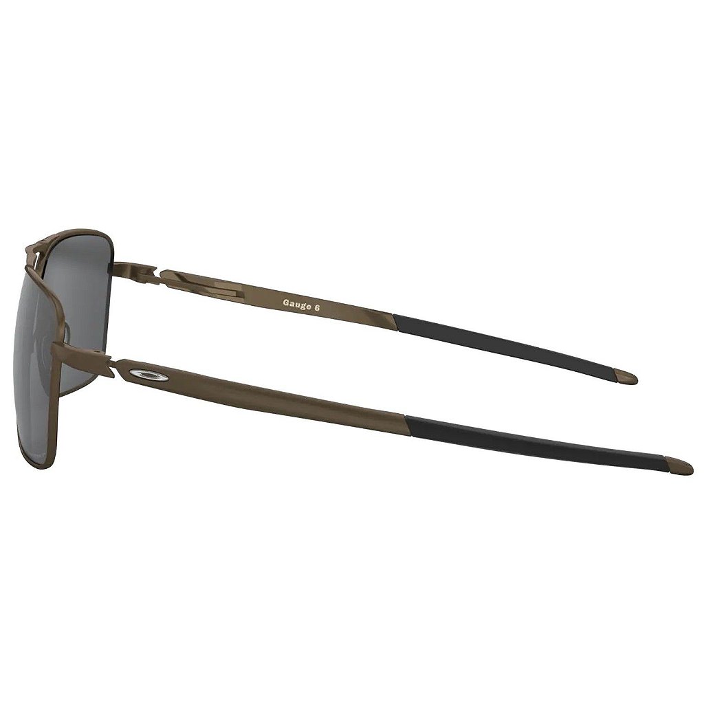 Óculos de Sol Oakley Gauge 6 Pewter W/ Prizm Black Polarized Óculos de Sol Oakley Gauge 6 Pewter W/ Prizm Black Polarized
