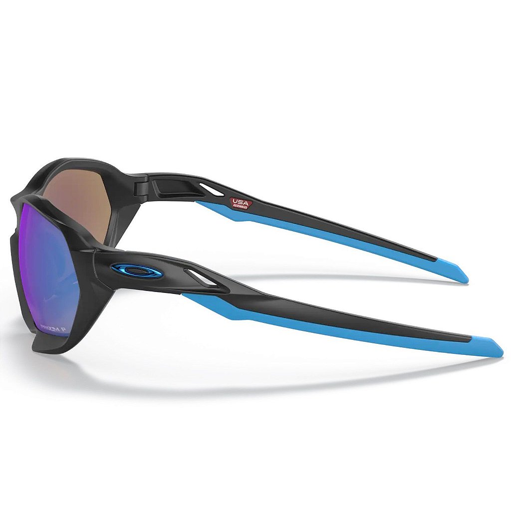 Óculos de Sol Oakley Plazma Matte Black W/ Prizm Sapphire