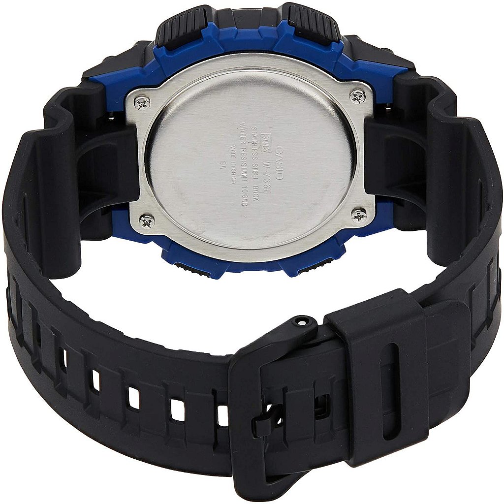 Relógio Casio Standard W-736H-2AVDF PretoAzul - Radical Place - Loja  Virtual de Produtos Esportivos