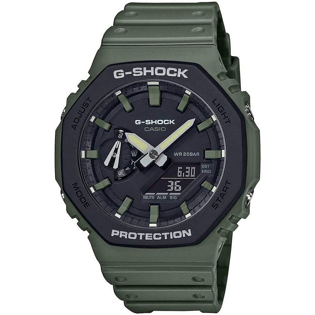 Relógio G-Shock GA-2110SU-3ADR Verde - Radical Place - Loja