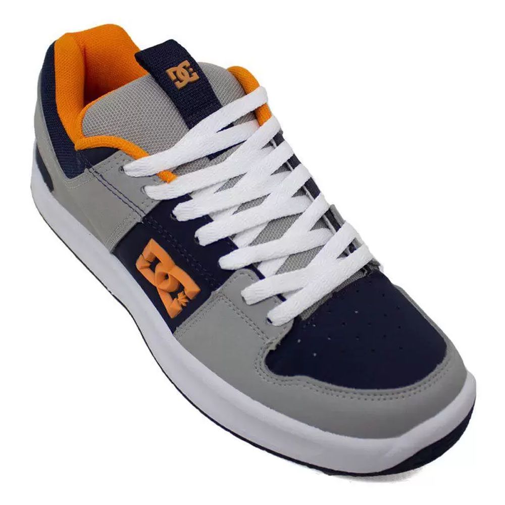 Tênis DC Shoes Lynx Zero Masculino CinzaLaranja - Radical Place