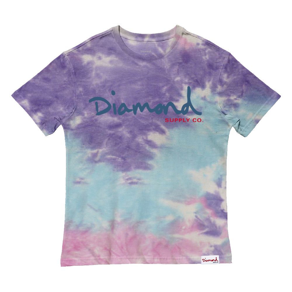 Diamond supply best sale co pink shirt