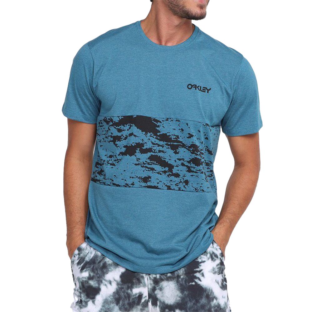 Camiseta Oakley Abstract Block SS Masculina Azul - Radical Place - Loja  Virtual de Produtos Esportivos