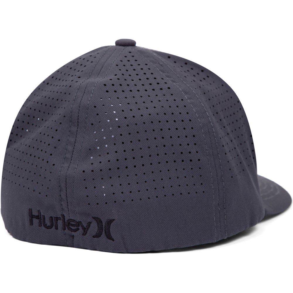 Boné Hurley Aba Curva Outline Masculino Cinza Escuro - Radical