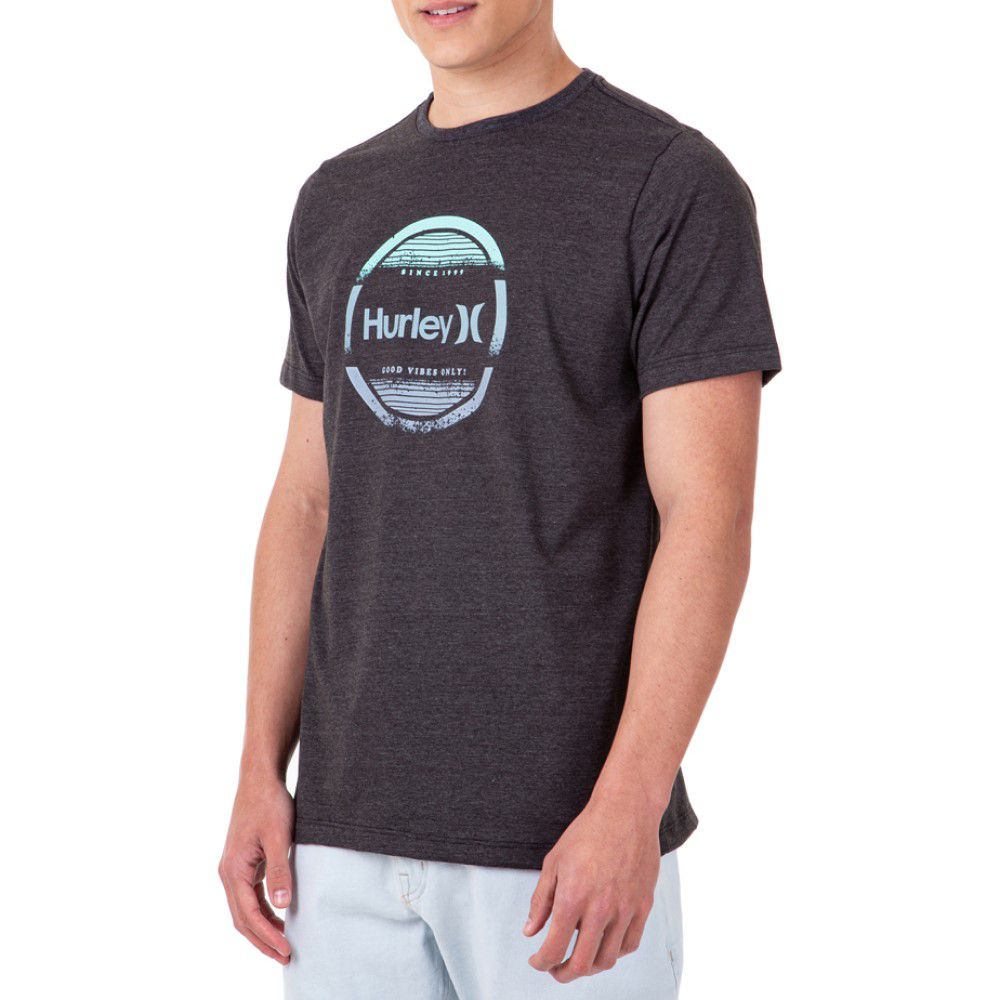 Camiseta John John Basic Logo Mescla Masculina - Cinza