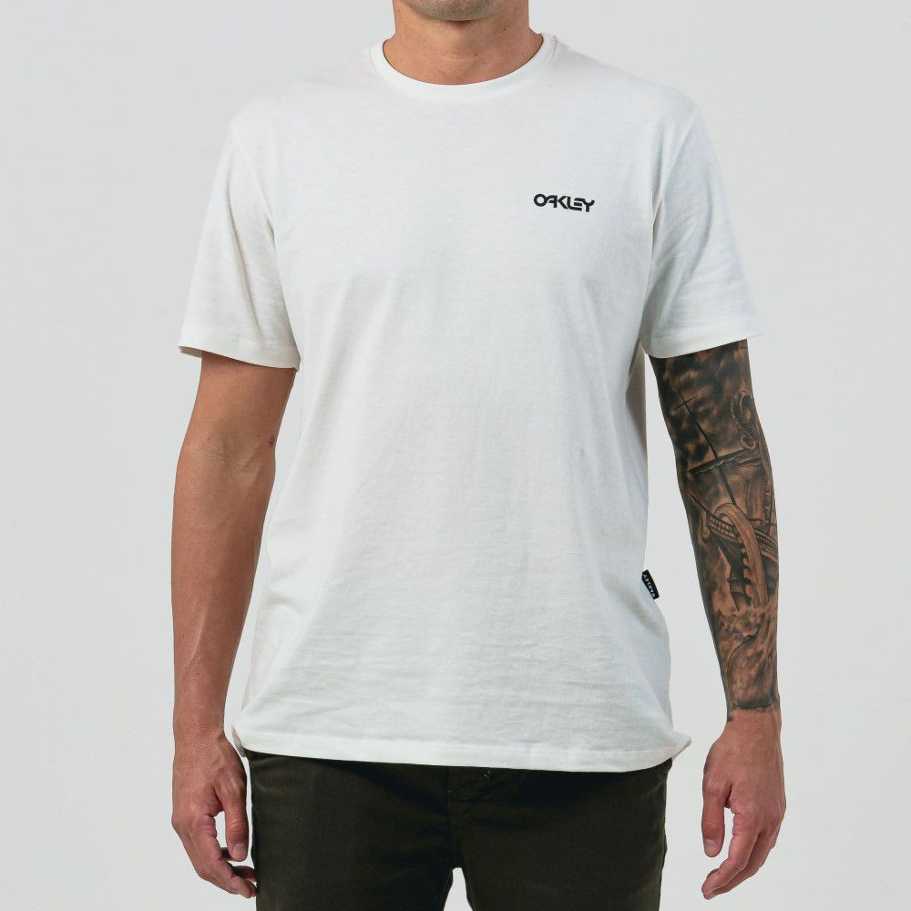 Camiseta Oakley Logo Tee - Branco