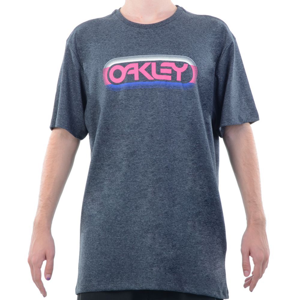 Camiseta Oakley Arcade Block Preta - Compre Agora