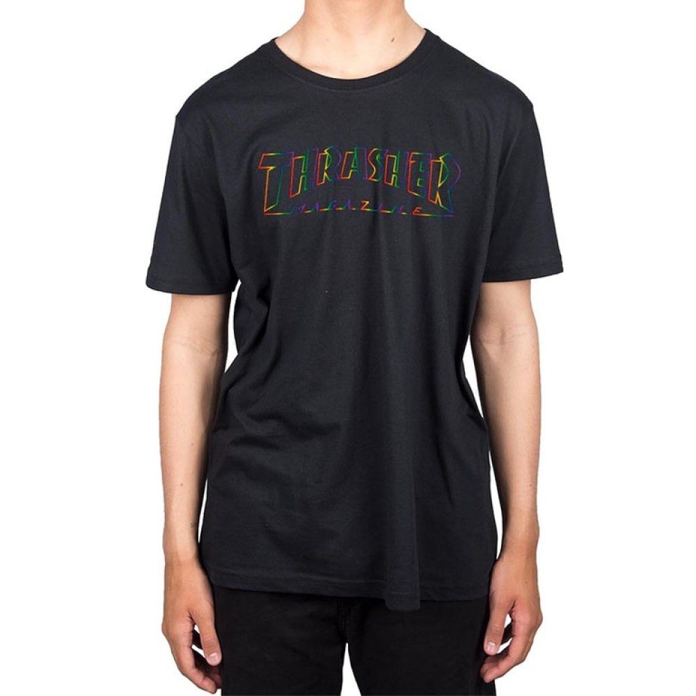 Camiseta Thrasher Spectrum Masculina Preto - Radical Place - Loja Virtual  de Produtos Esportivos