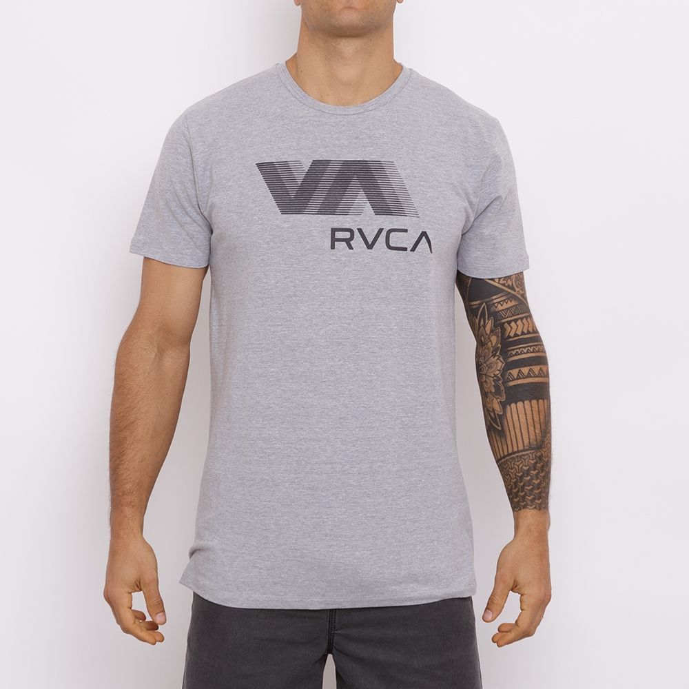 camiseta rvca cinza